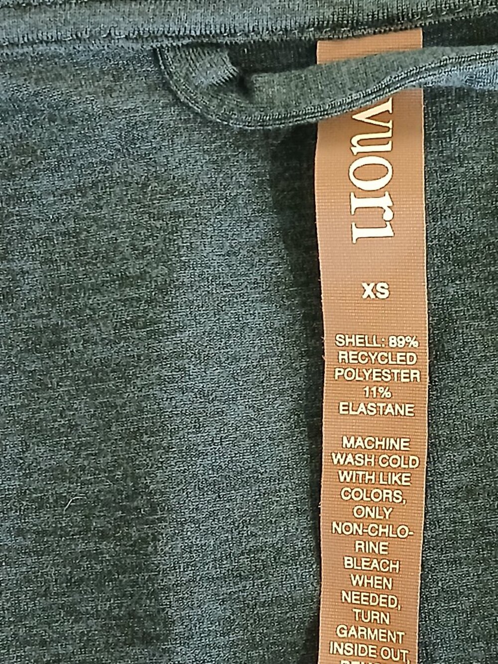 NWOT Vuori Halo Performance Hoodie 2.0 Dreamknit In Blue Coast Heather Size XS - Picture 8 of 10